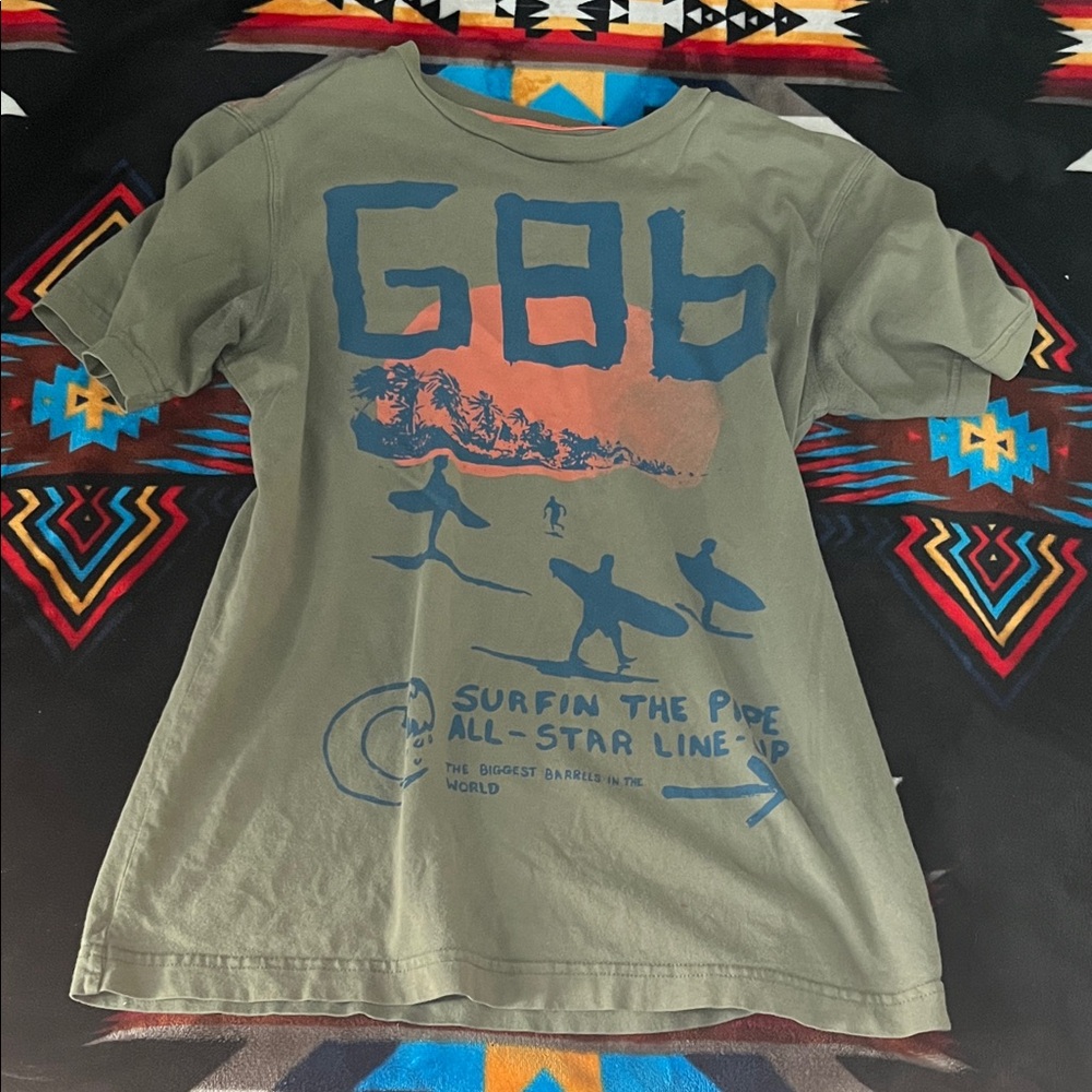 Gianni Bini Kids Surf Graphic Tee - Olive